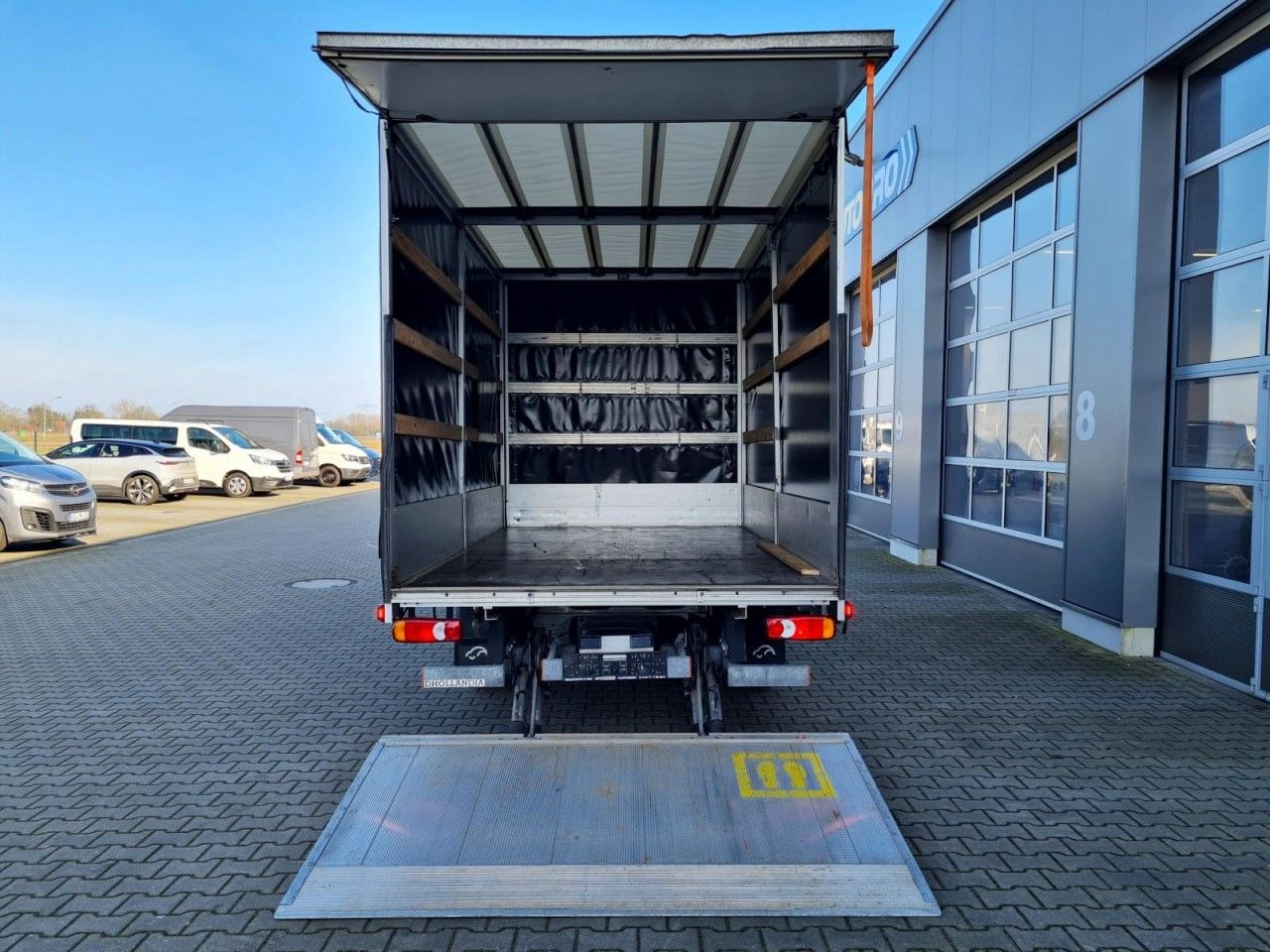 Opel Movano Pritsche Schiebe Plane LBW LUFTFEDER TEMP - شاحنة ستارة جانبية: صورة 5 Opel Movano Pritsche Schiebe Plane LBW LUFTFEDER TEMP - شاحنة ستارة جانبية: صورة 5