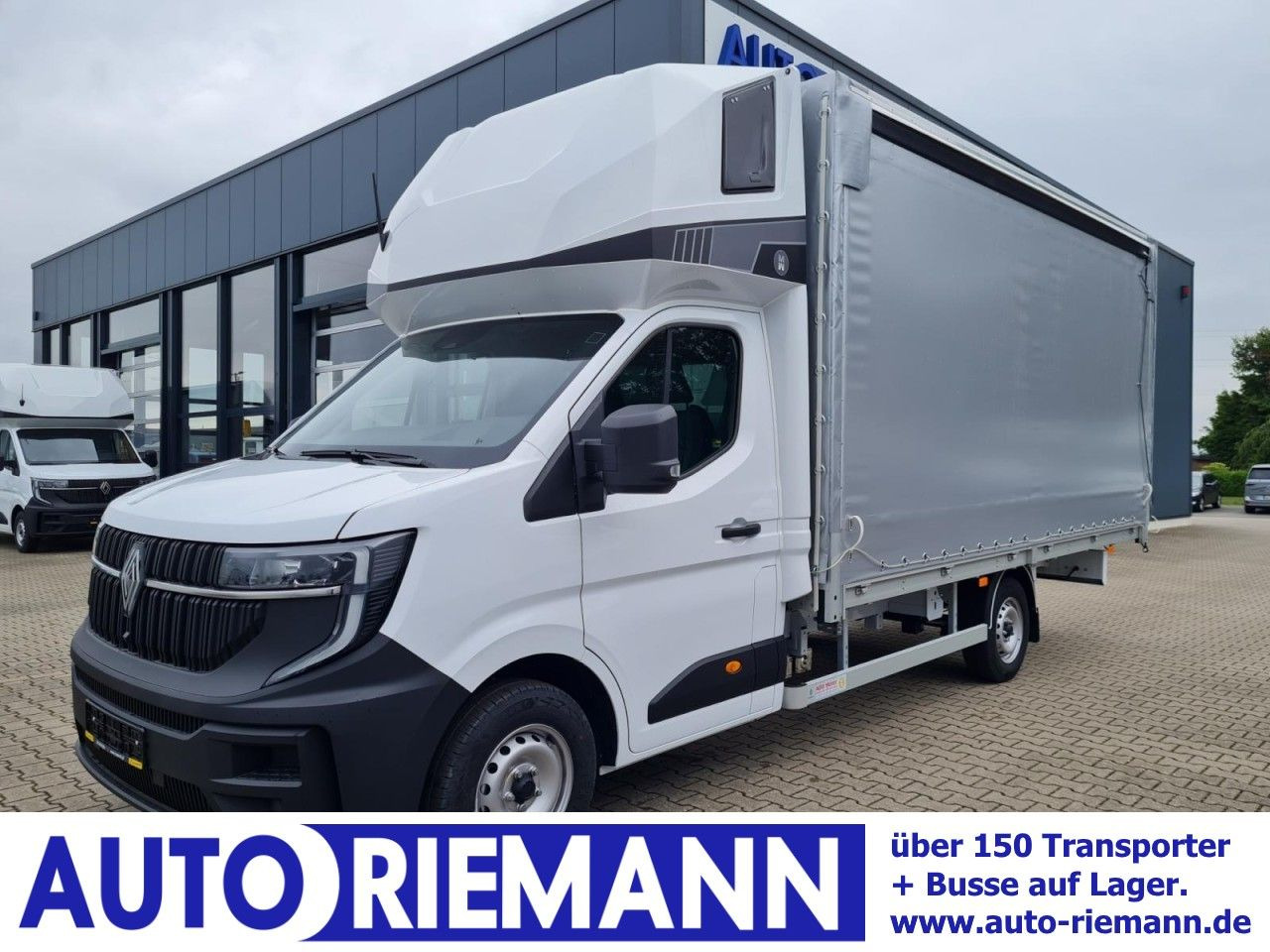 Renault Master 35 Pritsche Schiebe Plane Schlafkab Luftf - شاحنة ستارة جانبية: صورة 1 Renault Master 35 Pritsche Schiebe Plane Schlafkab Luftf - شاحنة ستارة جانبية: صورة 1