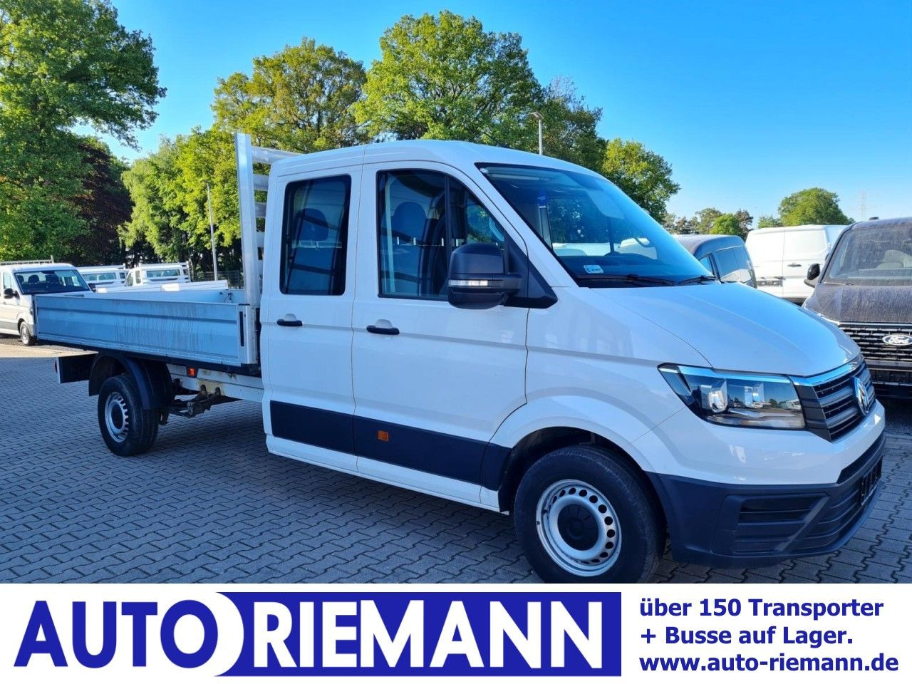 Volkswagen Crafter 35 Doka TDI lang AHK Klima - شاحنة مفتوحة, الشاحنات الصغيرة كابينة مزدوجة: صورة 1 Volkswagen Crafter 35 Doka TDI lang AHK Klima - شاحنة مفتوحة, الشاحنات الصغيرة كابينة مزدوجة: صورة 1