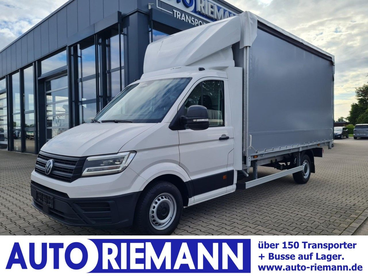 Volkswagen Crafter 35 TDI Pritsche Schiebe Plane ERGO LED T - شاحنة ستارة جانبية: صورة 1 Volkswagen Crafter 35 TDI Pritsche Schiebe Plane ERGO LED T - شاحنة ستارة جانبية: صورة 1