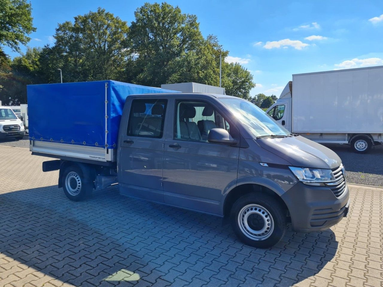 Volkswagen T6.1 Doka Pritsche Plane 6-Sitze AHK KLIMA - شاحنة ستارة جانبية, الشاحنات الصغيرة كابينة مزدوجة: صورة 3 Volkswagen T6.1 Doka Pritsche Plane 6-Sitze AHK KLIMA - شاحنة ستارة جانبية, الشاحنات الصغيرة كابينة مزدوجة: صورة 3