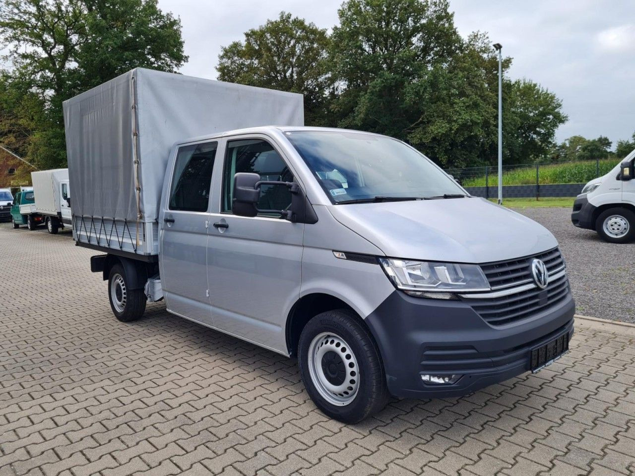 Volkswagen T6.1 Doka Pritsche Plane 6-Sitze Klima Komfort - شاحنة ستارة جانبية, الشاحنات الصغيرة كابينة مزدوجة: صورة 3 Volkswagen T6.1 Doka Pritsche Plane 6-Sitze Klima Komfort - شاحنة ستارة جانبية, الشاحنات الصغيرة كابينة مزدوجة: صورة 3