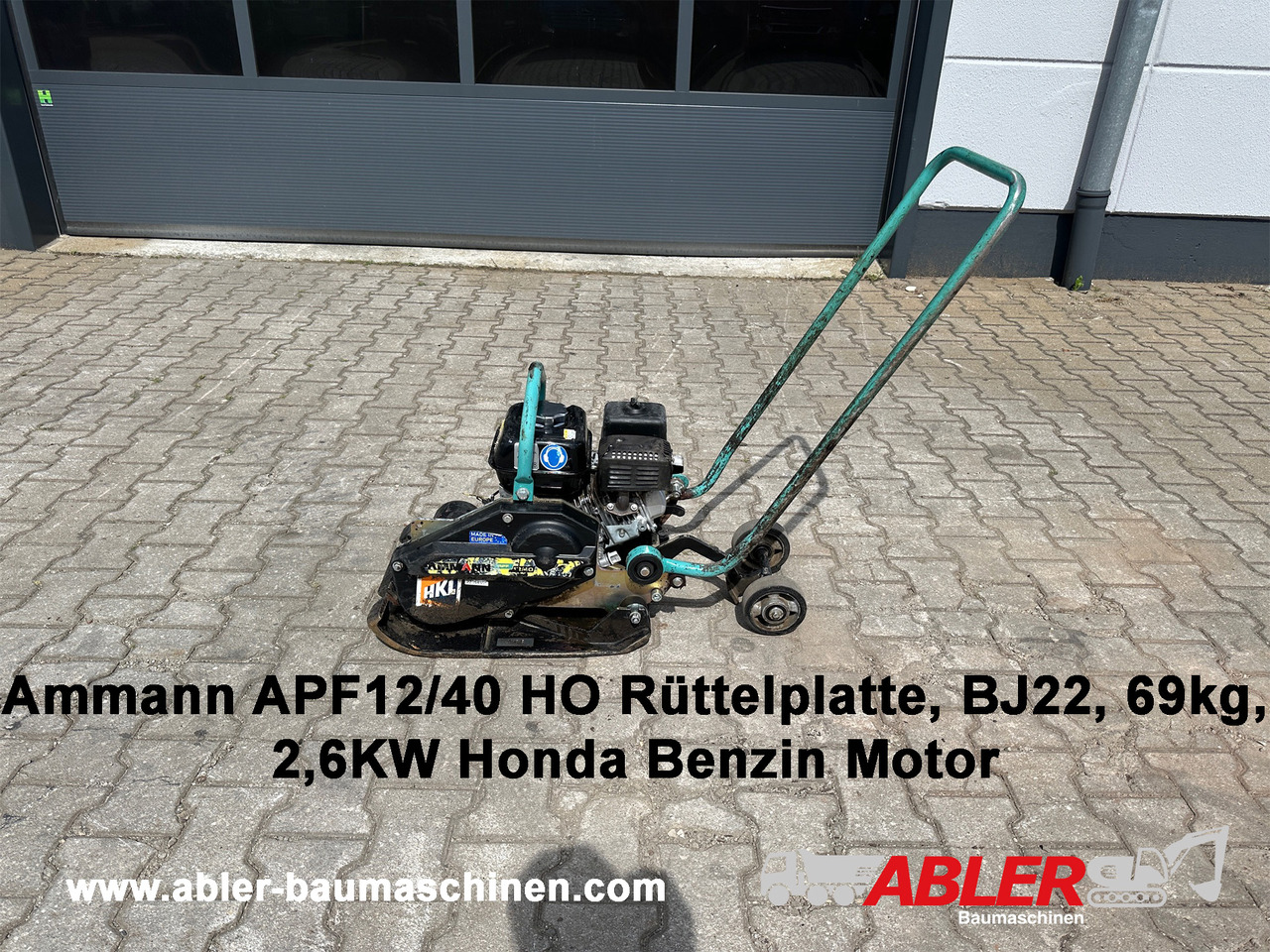 Ammann APF12/40 Rüttelplatte 69 kg - لوحة اهتزازية: صورة 1 Ammann APF12/40 Rüttelplatte 69 kg - لوحة اهتزازية: صورة 1