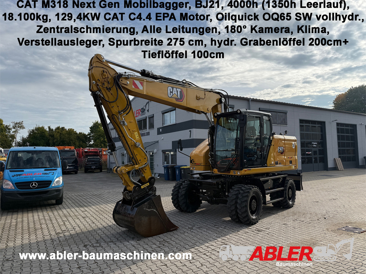 CATERPILLAR M318 NEW GEN Mobilbagger OQ65 ZS - حفارة: صورة 1 CATERPILLAR M318 NEW GEN Mobilbagger OQ65 ZS - حفارة: صورة 1
