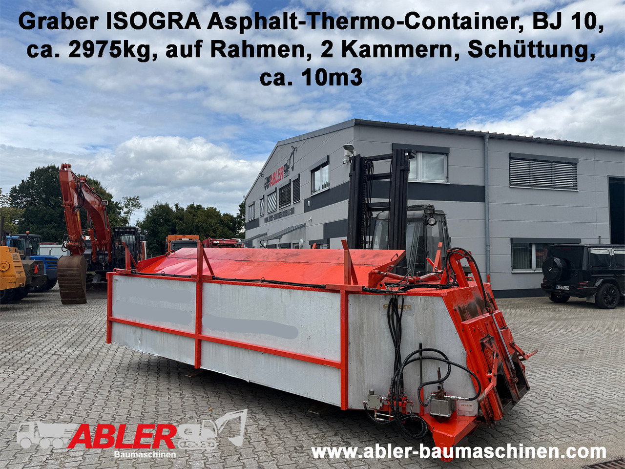 Graber ISOGRA Asphalt Thermo Container - صندوق مغلق/حاوية, آلة أسفلت: صورة 1 Graber ISOGRA Asphalt Thermo Container - صندوق مغلق/حاوية, آلة أسفلت: صورة 1