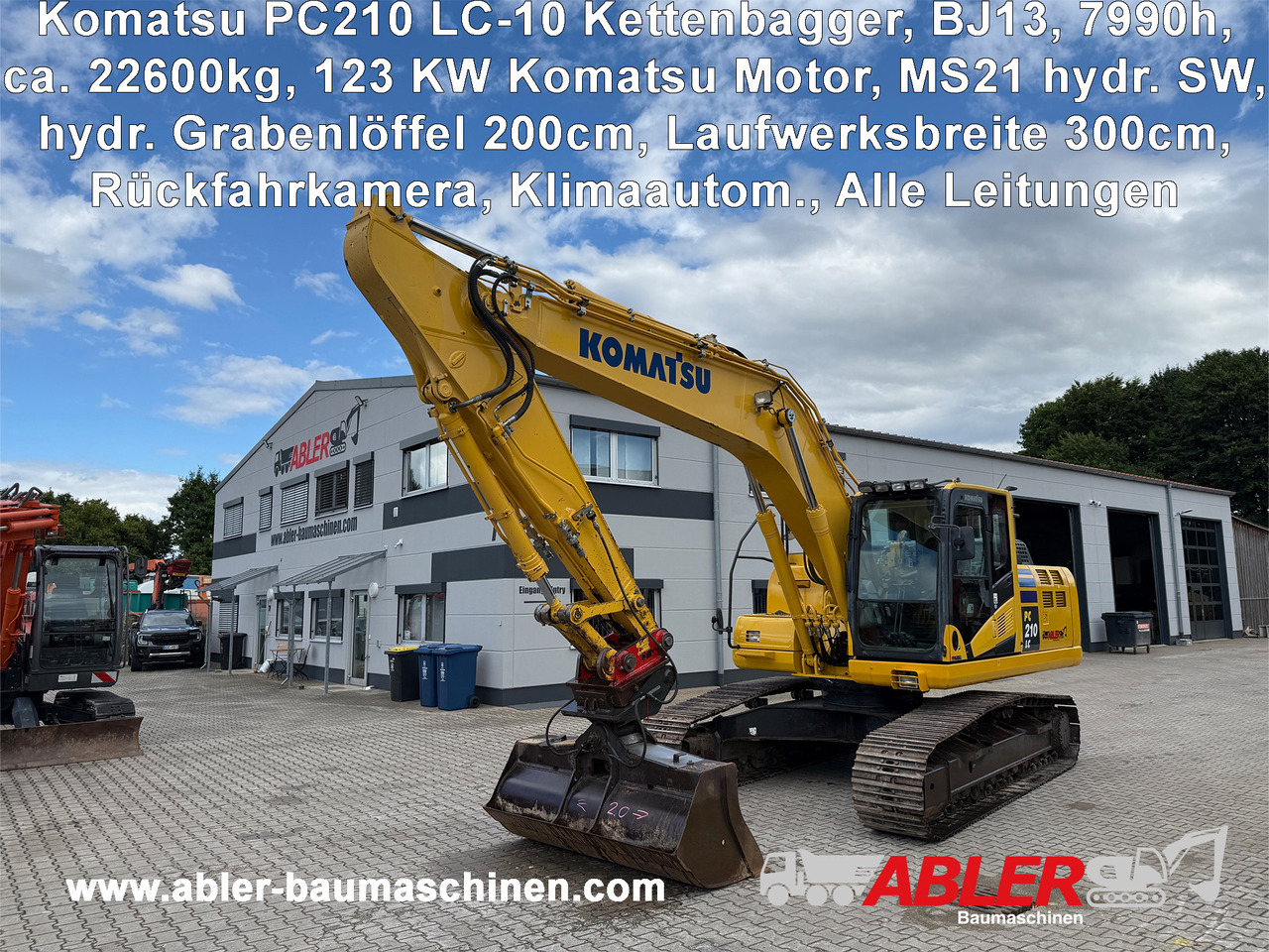 Komatsu PC210 LC-10 Kettenbagger MS21 Kamera - حفارة: صورة 1 Komatsu PC210 LC-10 Kettenbagger MS21 Kamera - حفارة: صورة 1