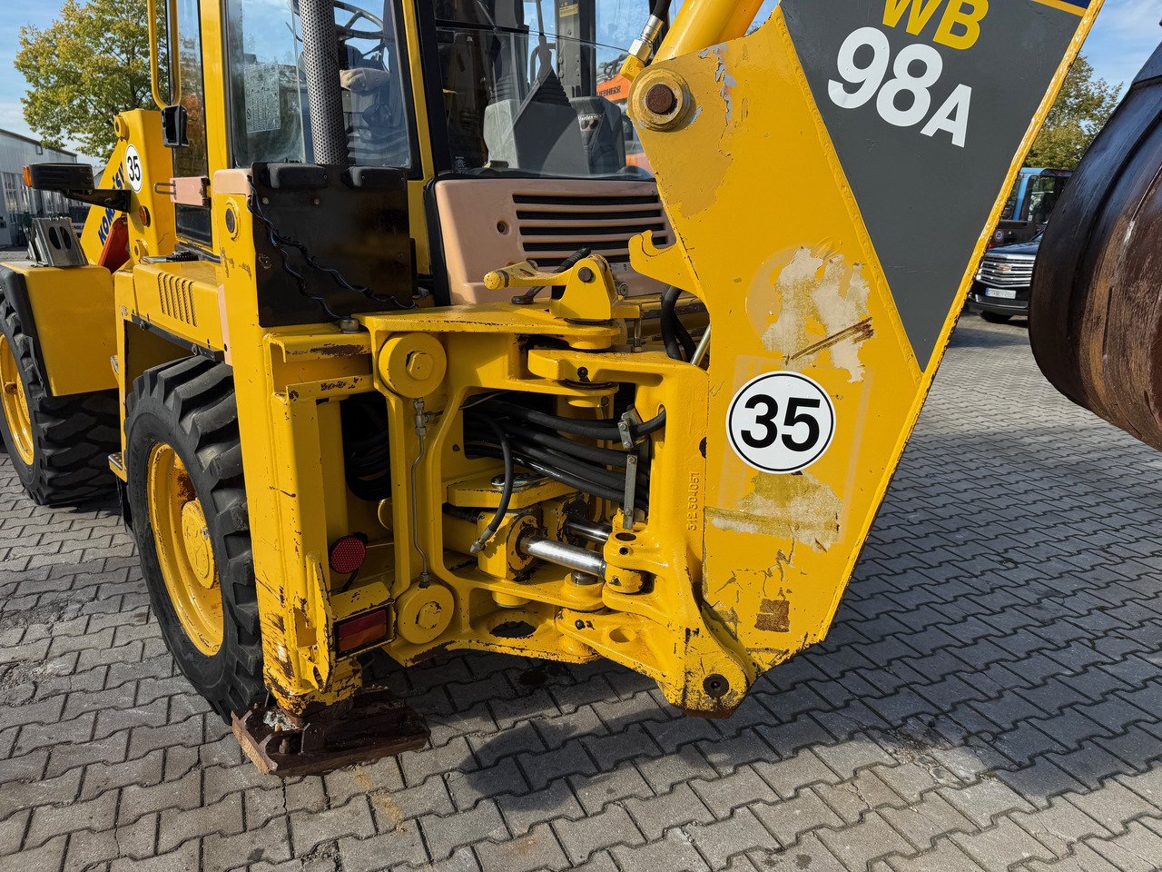 جرافة حفار Komatsu WB98A-2 Baggerlader SW: صورة 10