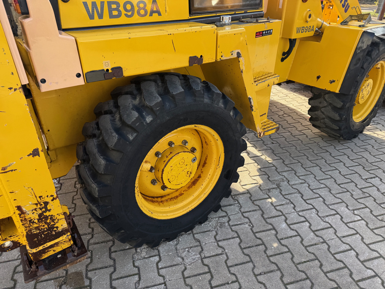 جرافة حفار Komatsu WB98A-2 Baggerlader SW: صورة 11