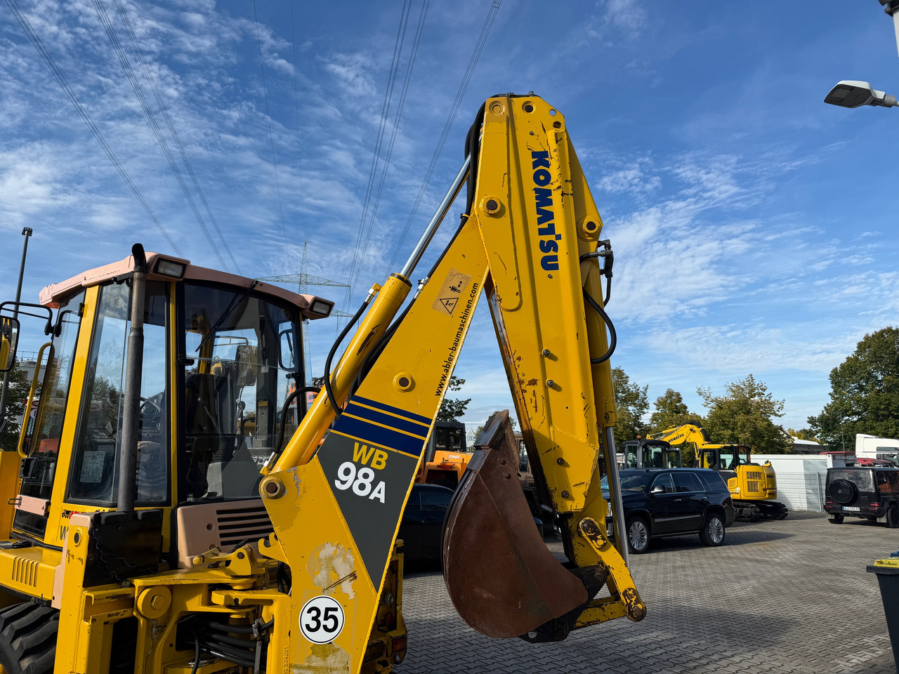 جرافة حفار Komatsu WB98A-2 Baggerlader SW: صورة 8