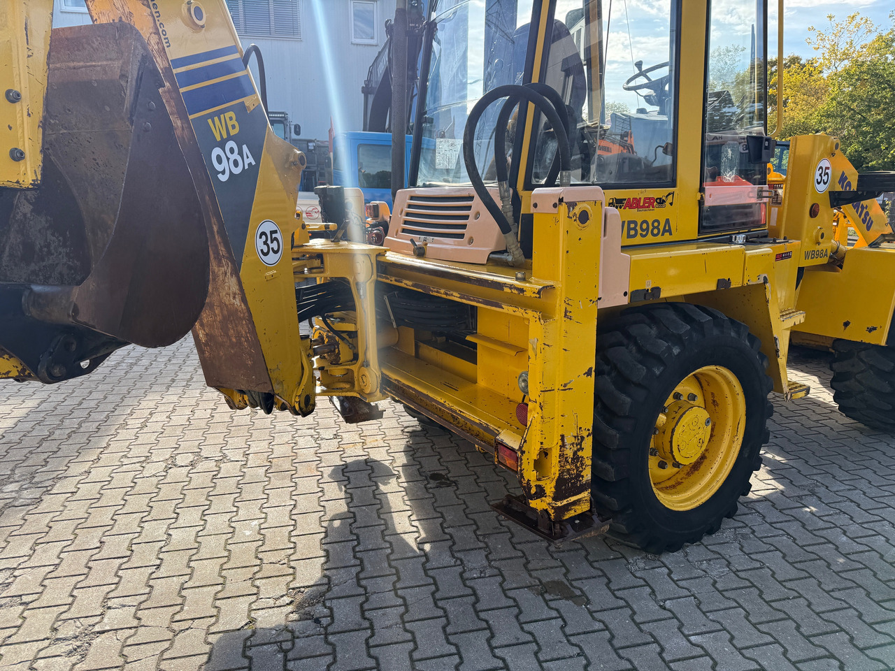 جرافة حفار Komatsu WB98A-2 Baggerlader SW: صورة 9