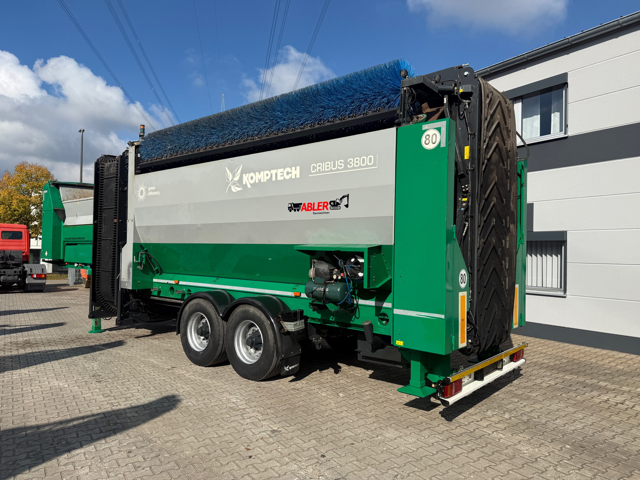 Komptech Cribus 3800 Trommelsiebanlage auf Auflieger - فرازة, نصف مقطورة: صورة 5 Komptech Cribus 3800 Trommelsiebanlage auf Auflieger - فرازة, نصف مقطورة: صورة 5