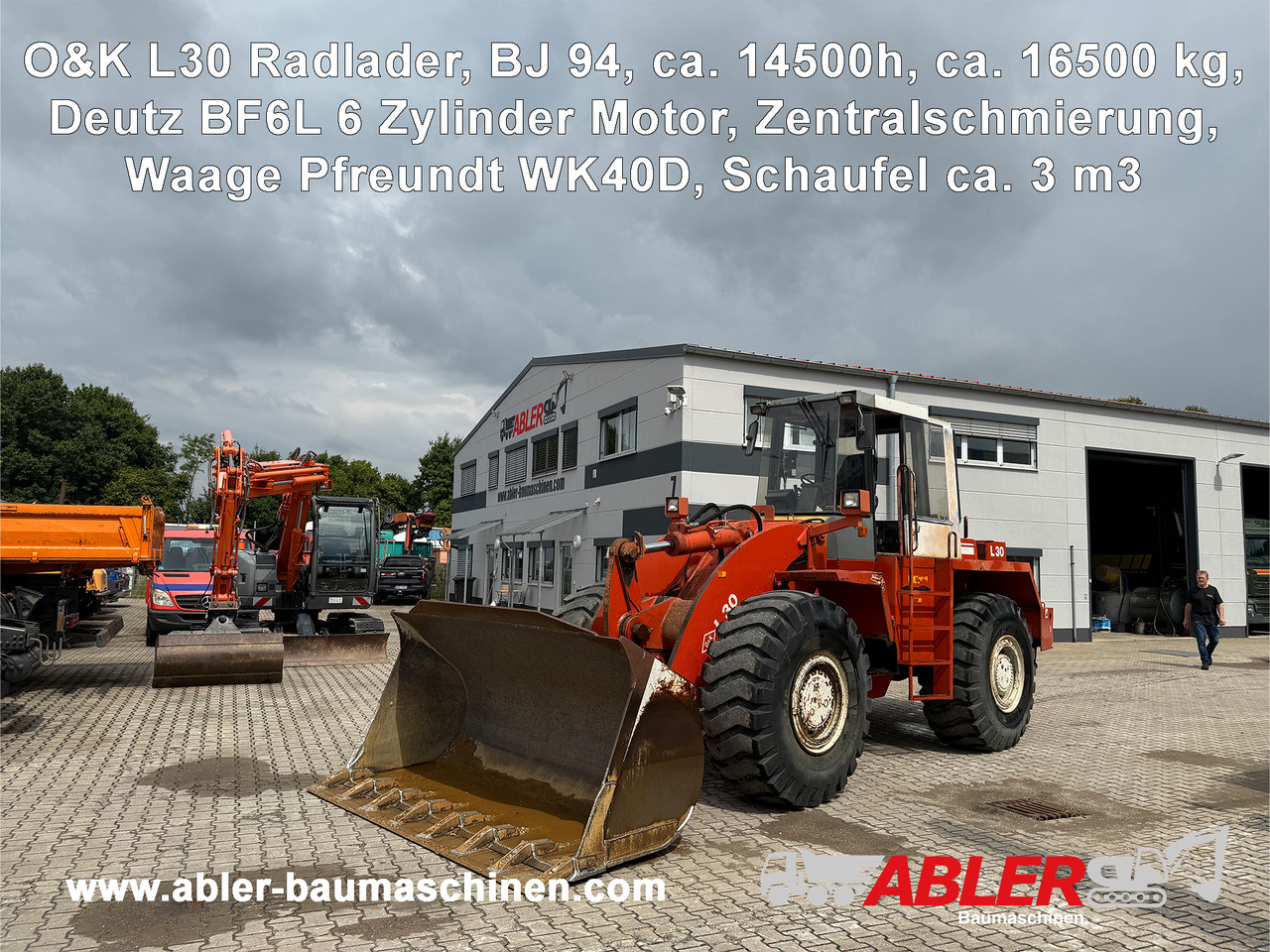O&K L30 Radlader Waage Zentralschmierung - اللودر بعجل: صورة 1 O&K L30 Radlader Waage Zentralschmierung - اللودر بعجل: صورة 1