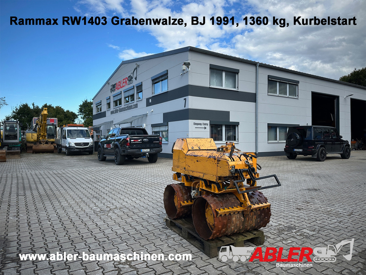 Rammax RW1403 Grabenwalze - مدحلة صغيرة: صورة 1 Rammax RW1403 Grabenwalze - مدحلة صغيرة: صورة 1