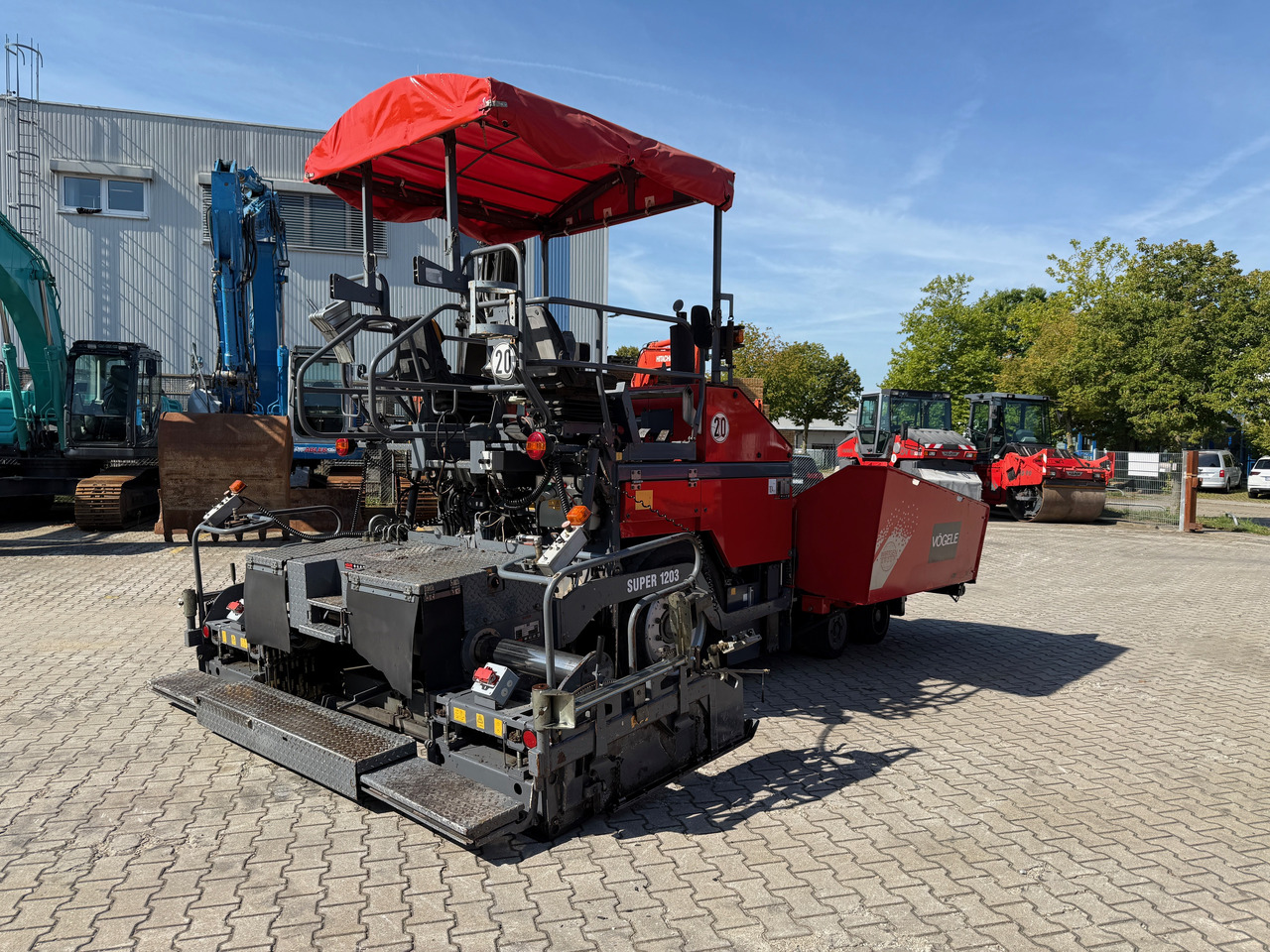 Vögele Super 1203 Asphalt-Radfertiger - مدادة الأسفلت: صورة 4 Vögele Super 1203 Asphalt-Radfertiger - مدادة الأسفلت: صورة 4