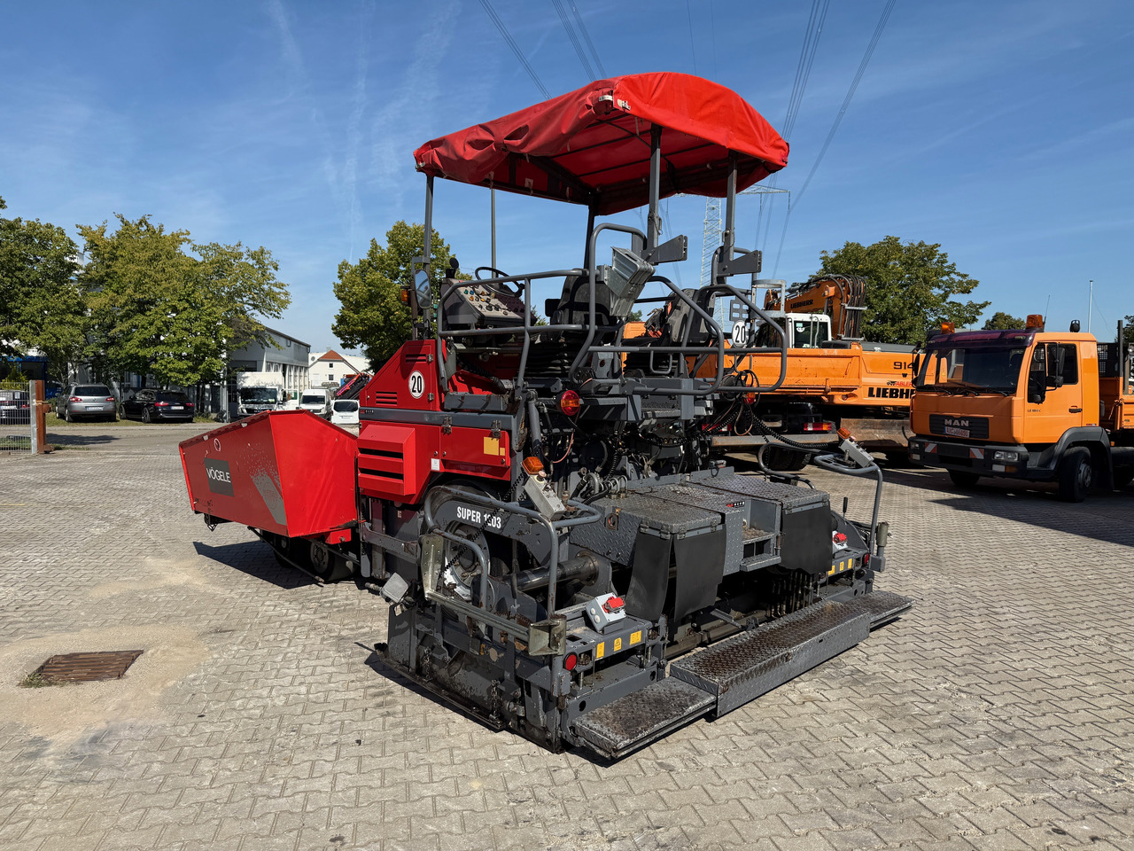 Vögele Super 1203 Asphalt-Radfertiger - مدادة الأسفلت: صورة 5 Vögele Super 1203 Asphalt-Radfertiger - مدادة الأسفلت: صورة 5