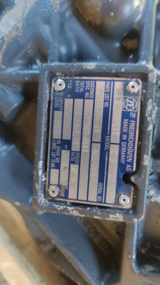 ZF 16s2221 MAN TGA, TGX truck - صندوق التروس - شاحنة: صورة 4 ZF 16s2221 MAN TGA, TGX truck - صندوق التروس - شاحنة: صورة 4
