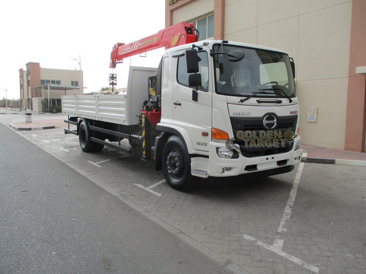 HINO 500 1625 4x2 with SANY PALFINGER SPS16000 Crane - شاحنة كرين: صورة 1 HINO 500 1625 4x2 with SANY PALFINGER SPS16000 Crane - شاحنة كرين: صورة 1