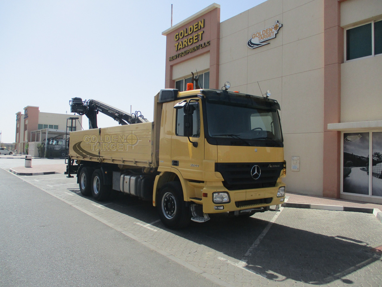 MERCEDES-BENZ ACTROS 2644 6×4 with ATLAS 165.2 Block Crane - شاحنة كرين: صورة 1 MERCEDES-BENZ ACTROS 2644 6×4 with ATLAS 165.2 Block Crane - شاحنة كرين: صورة 1