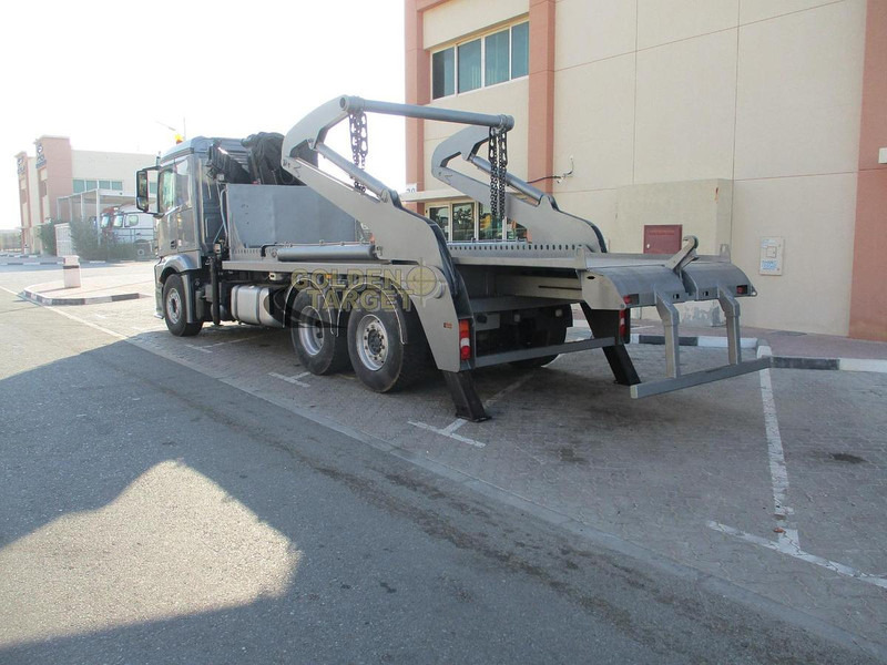 Mercedes-Benz 2642 6×2 Double Skip Loader with HIAB Crane - تركس: صورة 5 Mercedes-Benz 2642 6×2 Double Skip Loader with HIAB Crane - تركس: صورة 5