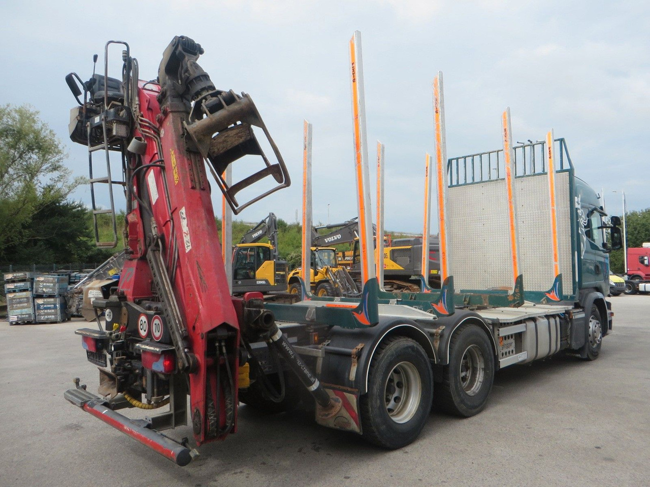 Scania G450 6x4Timber - شاحنة قطع الأشجار, شاحنة كرين: صورة 3 Scania G450 6x4Timber - شاحنة قطع الأشجار, شاحنة كرين: صورة 3
