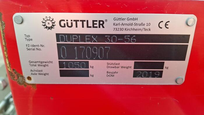 Güttler Prismenwalze Duplex 30-56 Frontpacker - اسطوانة المزرعة: صورة 5 Güttler Prismenwalze Duplex 30-56 Frontpacker - اسطوانة المزرعة: صورة 5