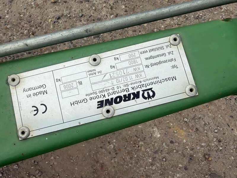 Krone KWT 11.02 / 10 Trein model - آلة تيبيس العشب/ آلة جمع العشب: صورة 2 Krone KWT 11.02 / 10 Trein model - آلة تيبيس العشب/ آلة جمع العشب: صورة 2