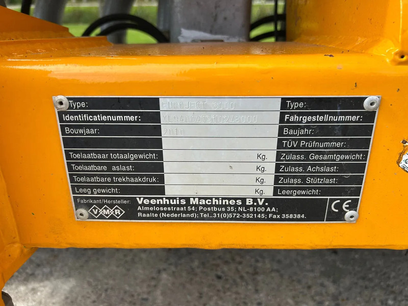 Veenhuis Euroject 3000 5.50 bemester zodebemester - الآلات الزراعية: صورة 3 Veenhuis Euroject 3000 5.50 bemester zodebemester - الآلات الزراعية: صورة 3