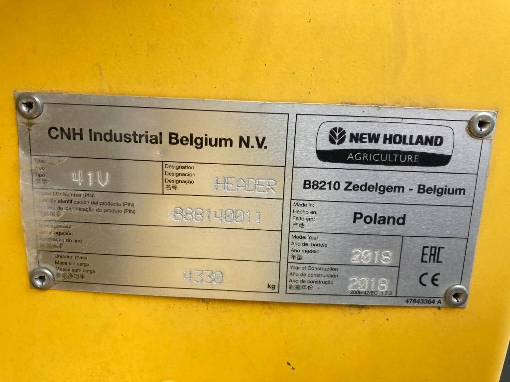 New Holland Varifeed 41V - مرفق الحصادة: صورة 3 New Holland Varifeed 41V - مرفق الحصادة: صورة 3
