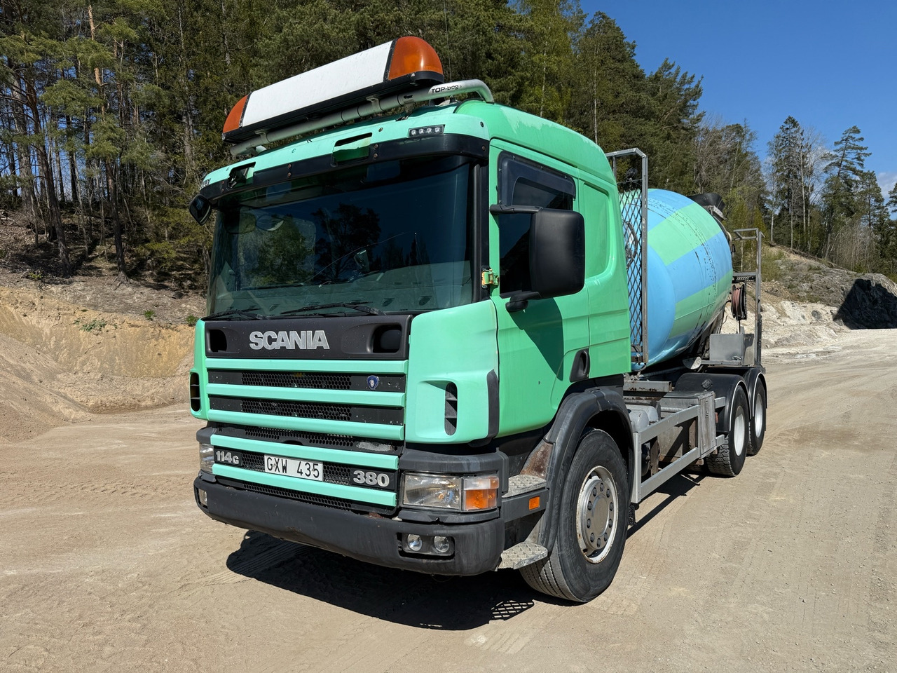 Betongbil Scania P114GB 6X2 -1999 - شاحنة خلاطة خرسانة: صورة 1 Betongbil Scania P114GB 6X2 -1999 - شاحنة خلاطة خرسانة: صورة 1
