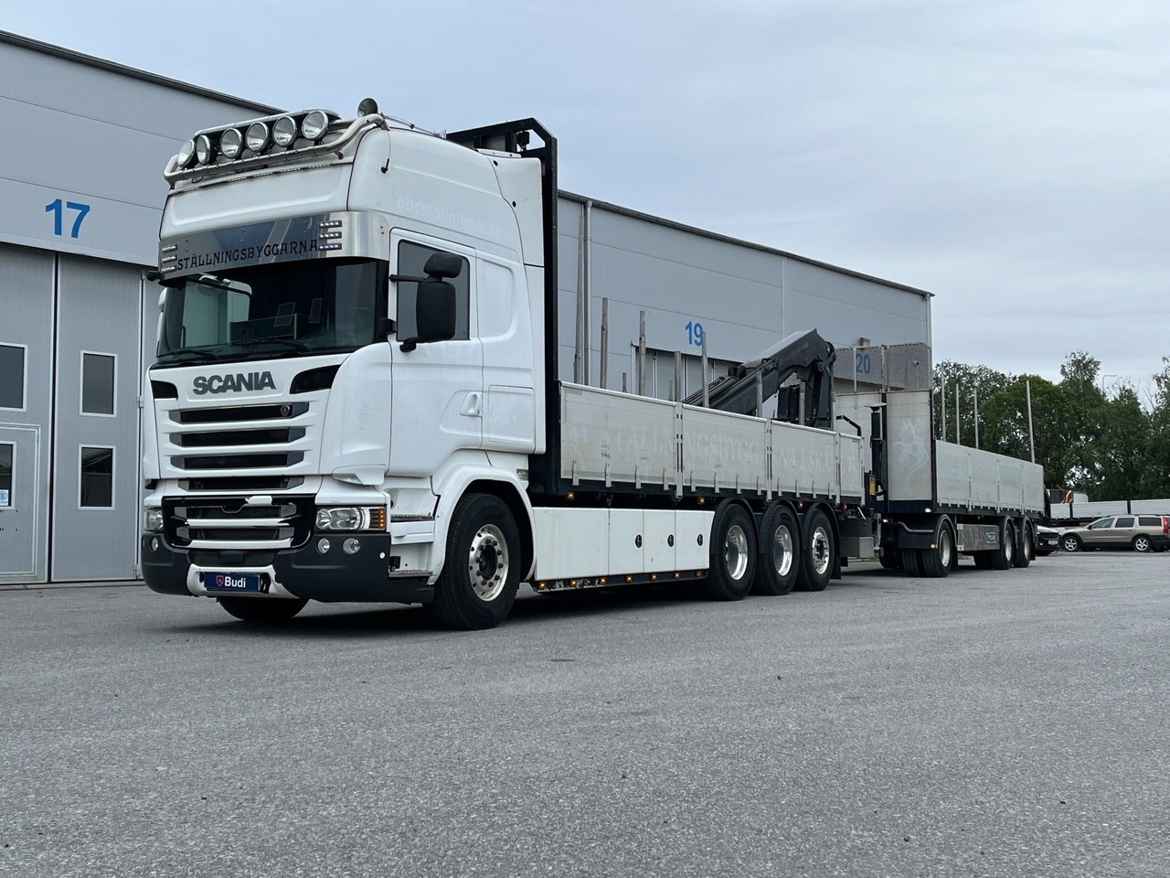 Ekipage Scania R520LB 8X4*4HNB -2016 | Tyllis 3pva - شاحنات مسطحة, شاحنة كرين: صورة 1 Ekipage Scania R520LB 8X4*4HNB -2016 | Tyllis 3pva - شاحنات مسطحة, شاحنة كرين: صورة 1