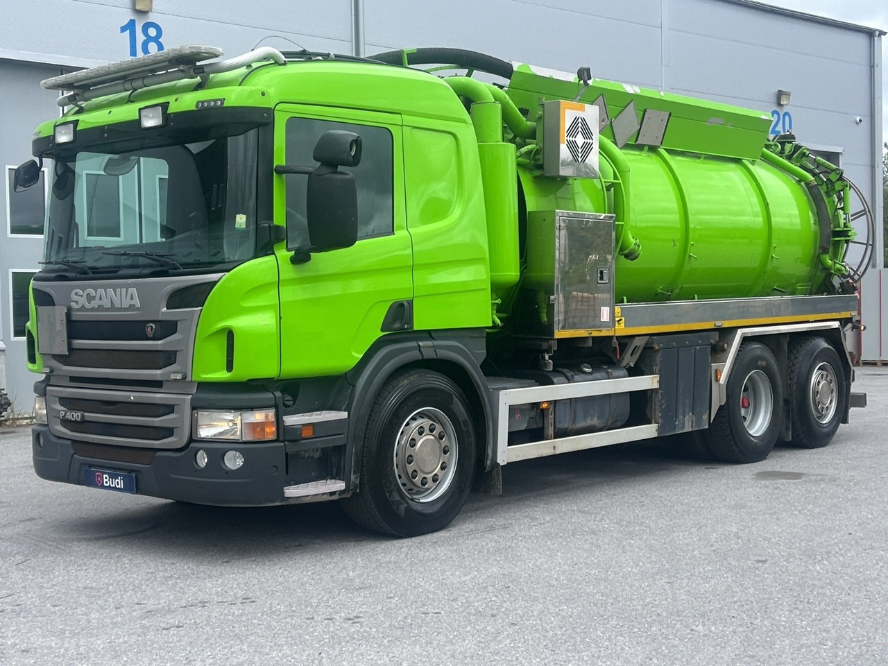 شاحنة الشفط Slamsugsbil Scania P400 6X2-4 -2012 | Korp & Son | ADR: صورة 1