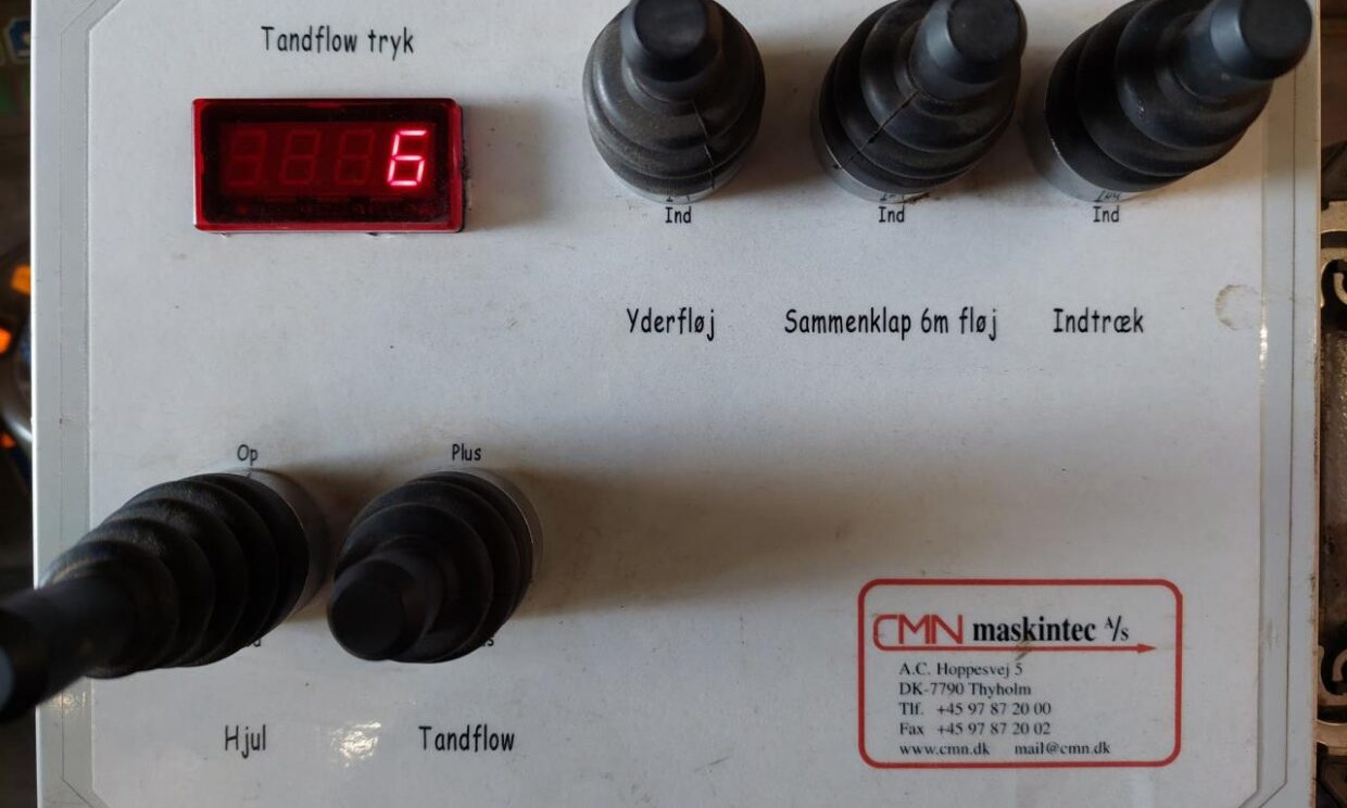 زحافة CMN Flex-Weeder 18m med frøudstyr: صورة 6