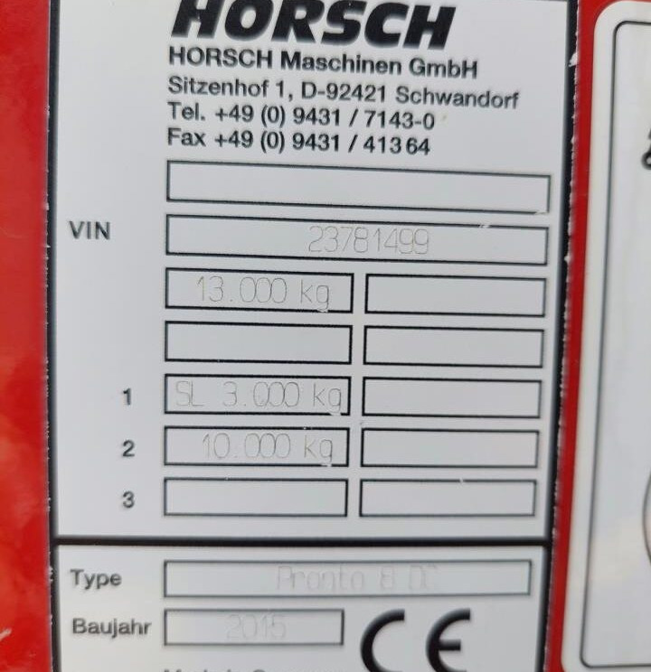 آلة البذر Horsch Pronto 8 DC GnF med DouDrill: صورة 15