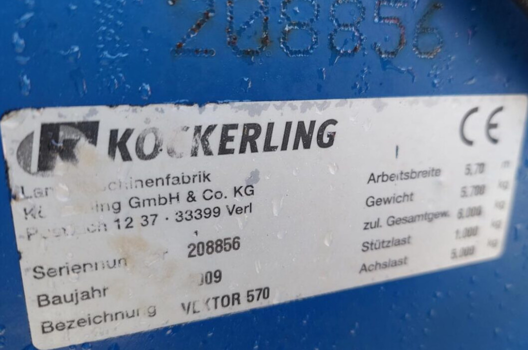 زحافة Köckerling Vector 570/800: صورة 15