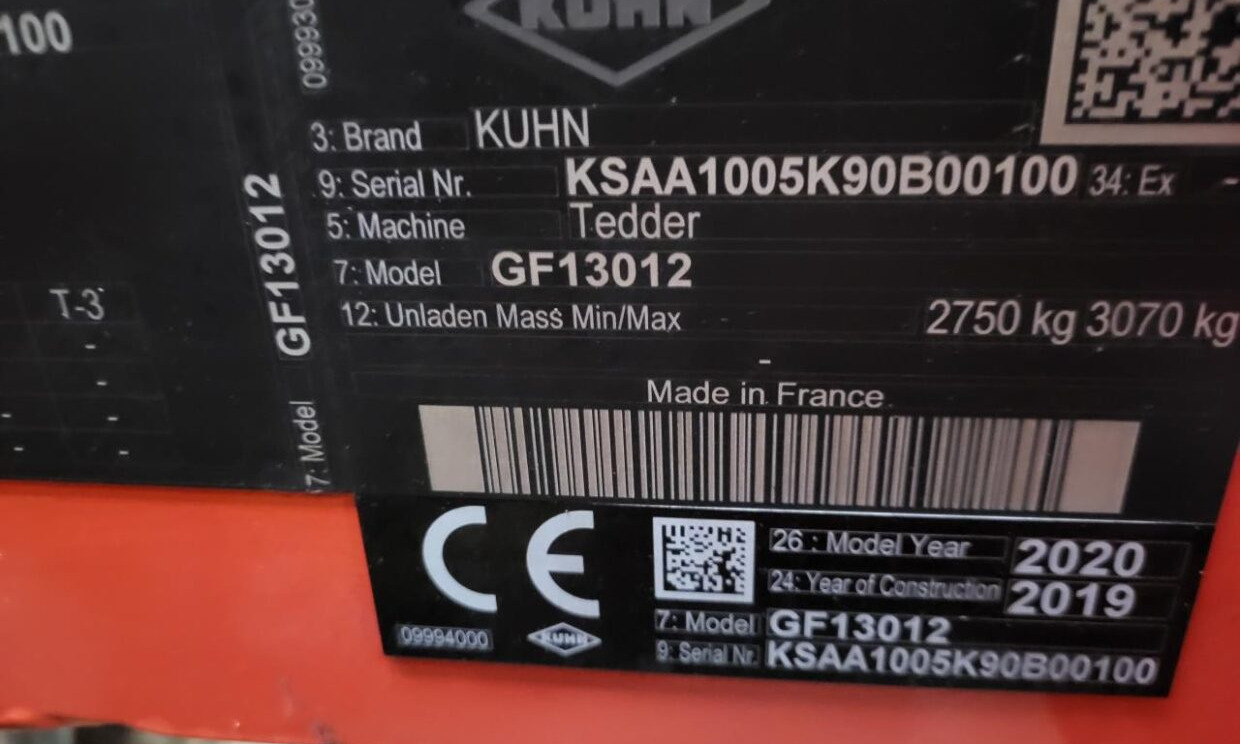Kuhn 13M SPREDER - آلة تيبيس العشب/ آلة جمع العشب: صورة 4 Kuhn 13M SPREDER - آلة تيبيس العشب/ آلة جمع العشب: صورة 4