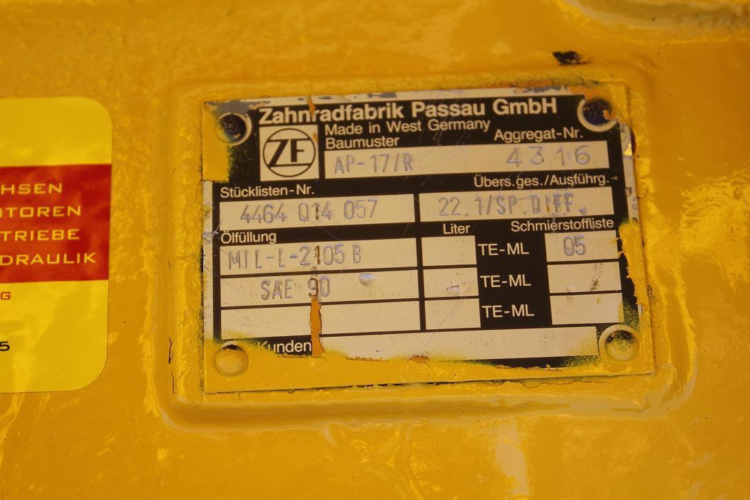 Hanomag 66 C - المحور و قطع الغيار - آلات البناء: صورة 5 Hanomag 66 C - المحور و قطع الغيار - آلات البناء: صورة 5