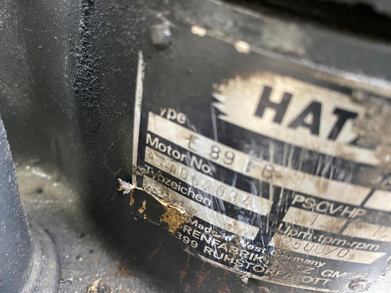 Hatz E 89 aus Demag DF 45 - محرك - آلات البناء: صورة 3 Hatz E 89 aus Demag DF 45 - محرك - آلات البناء: صورة 3