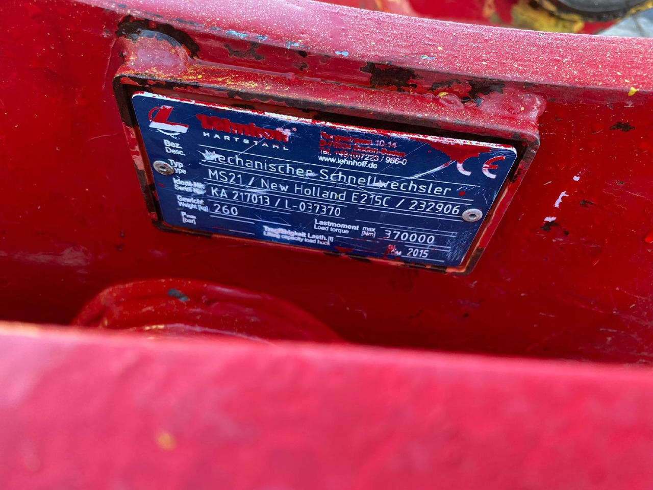 Lehnhoff MS 21 - قارنة توصيل هيدروليكي: صورة 4 Lehnhoff MS 21 - قارنة توصيل هيدروليكي: صورة 4