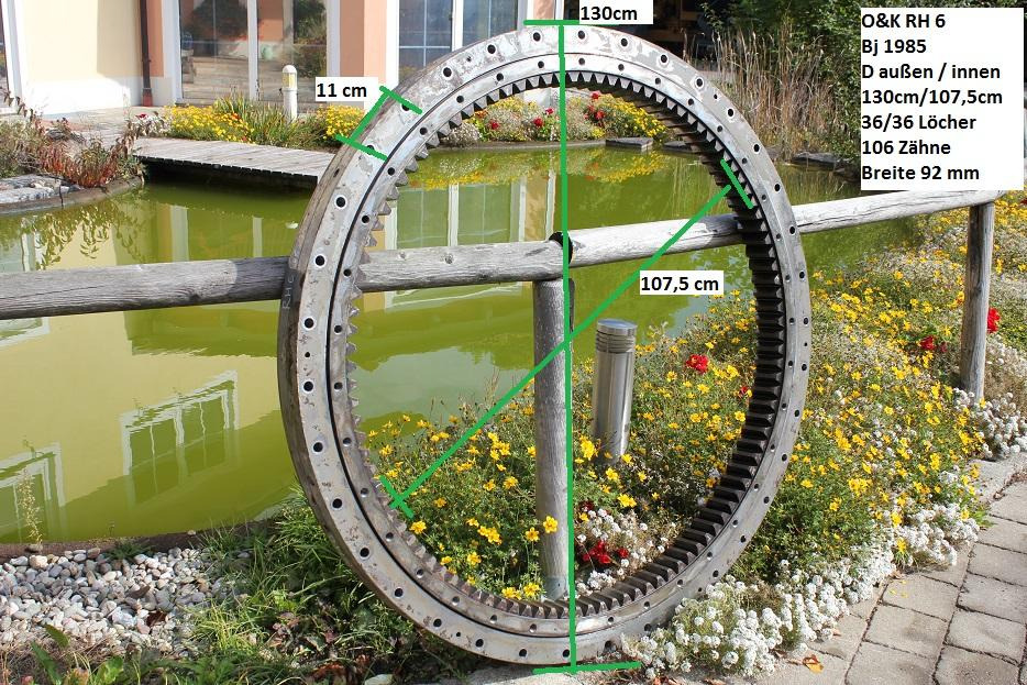 O&K RH 6 - محمل الدوران - آلات البناء: صورة 3 O&K RH 6 - محمل الدوران - آلات البناء: صورة 3