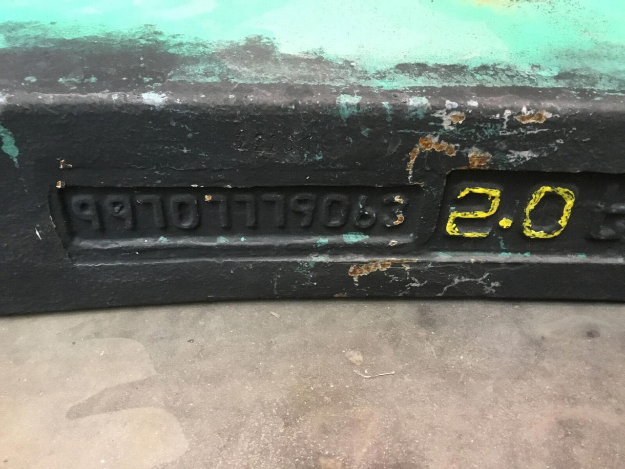 FAUN ATF 60-3 counterweight 2 ton - الوزن المعاكس - موبايل كرين: صورة 5 FAUN ATF 60-3 counterweight 2 ton - الوزن المعاكس - موبايل كرين: صورة 5
