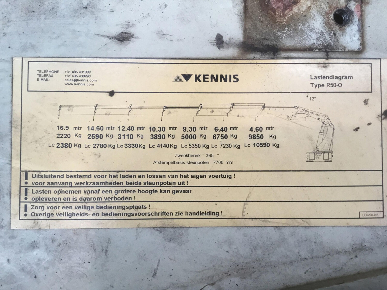 Kennis HYVA R50-O - ذراع تطويل - موبايل كرين: صورة 5 Kennis HYVA R50-O - ذراع تطويل - موبايل كرين: صورة 5