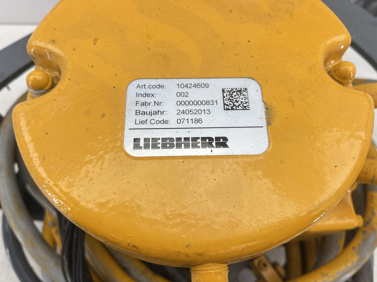 النظام الكهربائي - موبايل كرين Liebherr LTM 1130-5.1 Collecting ring: صورة 6 النظام الكهربائي - موبايل كرين Liebherr LTM 1130-5.1 Collecting ring: صورة 6