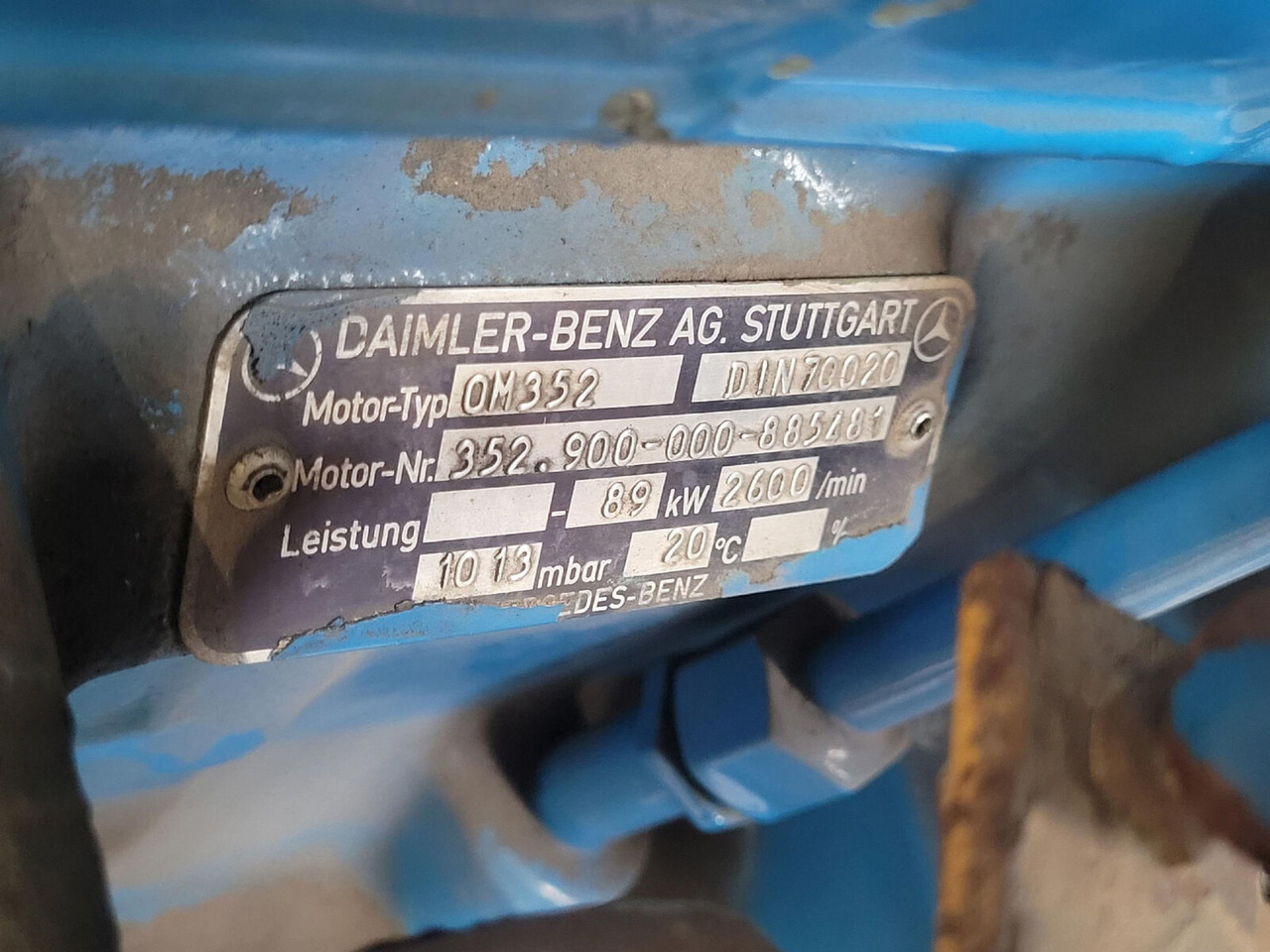 Mercedes-Benz LTM 1070 engine Mercedes OM 352 A - محرك - موبايل كرين: صورة 4 Mercedes-Benz LTM 1070 engine Mercedes OM 352 A - محرك - موبايل كرين: صورة 4