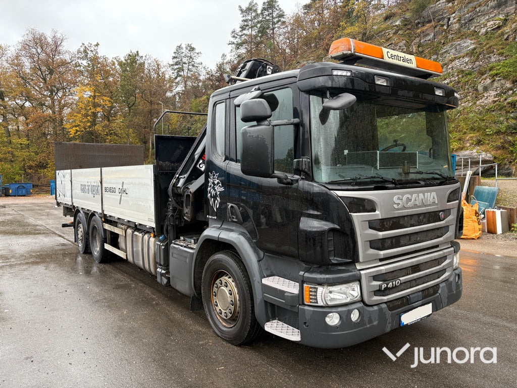 Kranbil - Scania P410, HiAB-kran - شاحنات مسطحة, شاحنة كرين: صورة 5 Kranbil - Scania P410, HiAB-kran - شاحنات مسطحة, شاحنة كرين: صورة 5