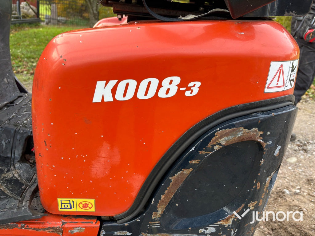 حفارة مُصَّغرة Minigrävare - Kubota K008-3: صورة 27