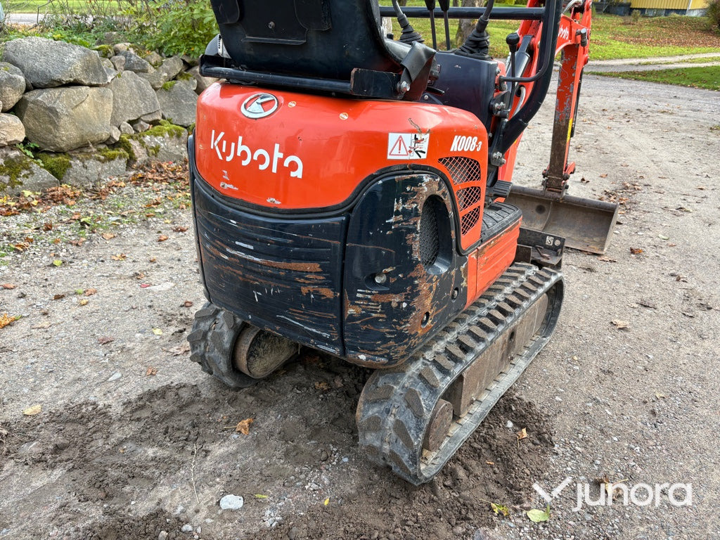حفارة مُصَّغرة Minigrävare - Kubota K008-3: صورة 22