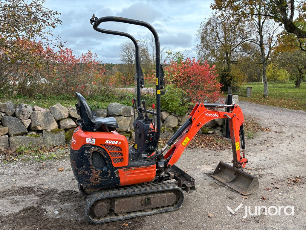 حفارة مُصَّغرة Minigrävare - Kubota K008-3: صورة 6
