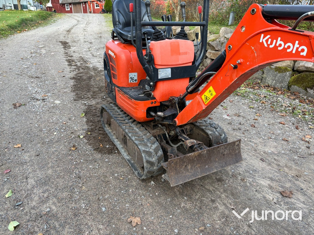 حفارة مُصَّغرة Minigrävare - Kubota K008-3: صورة 20