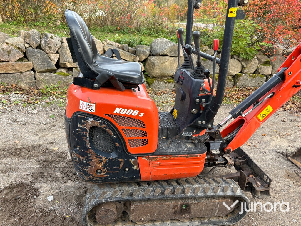 حفارة مُصَّغرة Minigrävare - Kubota K008-3: صورة 10