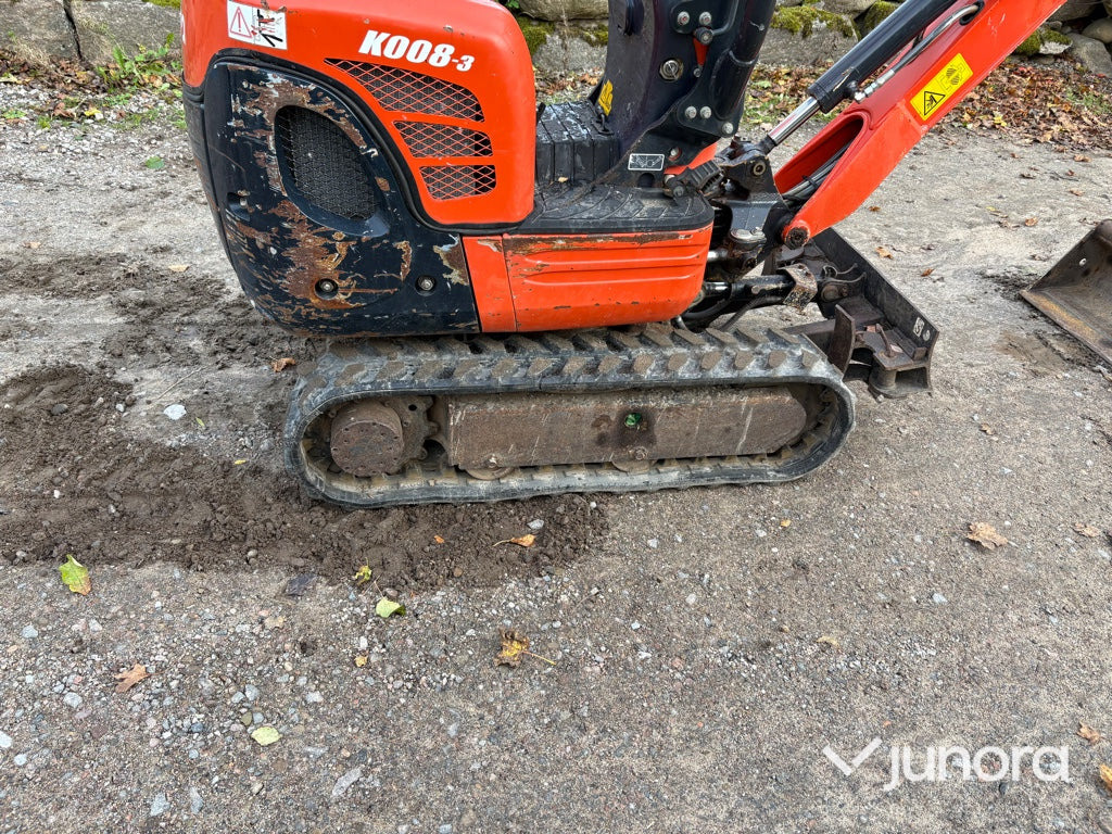 حفارة مُصَّغرة Minigrävare - Kubota K008-3: صورة 12